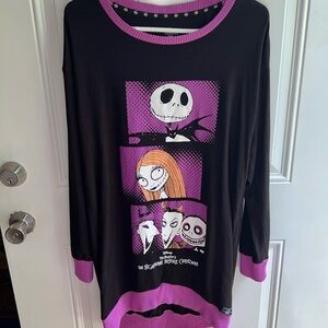 Tim Burton, the nightmare before Christmas sleepwear